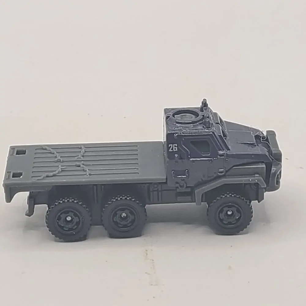 JURASSIC WORLD ALL-TERRAIN Fleet ARMORED ACTION TRANSPORTER✰Gray✰loose Matchbox